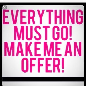 CLEARING CLOSET SALE: